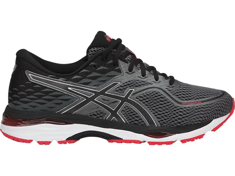 Asics Men's GEL-Cumulus 19 Grey/Red UK 10-1